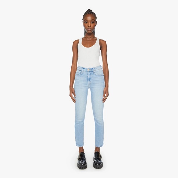 MOTHER Denim - Mother Mid-Rise Dazzler Ankle-Limited Edition